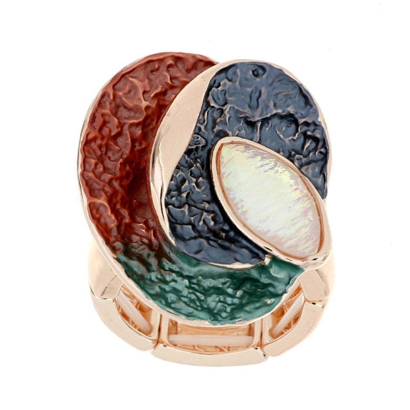 ANELLO ARMONIA MM 29X24 IN OTTONE
