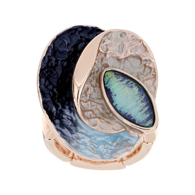 ANELLO ARMONIA MM 29X24 IN OTTONE