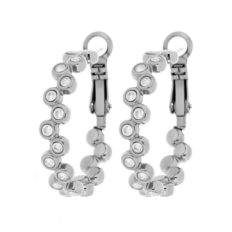 ORECCHINO AYLEN MM 25 IN ACCIAIO