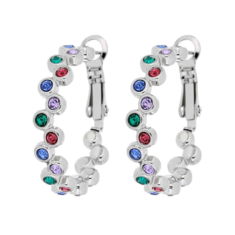 ORECCHINO AYLEN MM 25 IN ACCIAIO