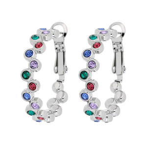 ORECCHINO AYLEN MM 25 IN ACCIAIO