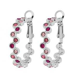ORECCHINO AYLEN MM 25 IN ACCIAIO