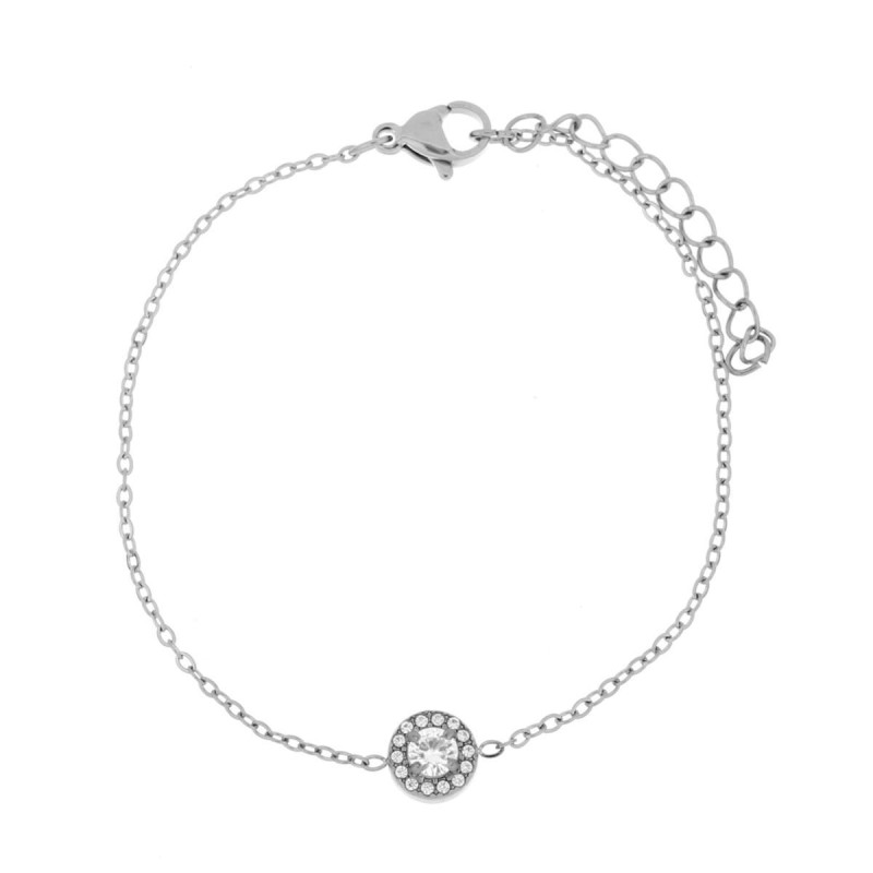BRACCIALE NAHIRA CM 16+3 IN ACCIAIO MM 8