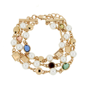 BRACCIALE MM 19+3 ARMONIA IN OTTONE