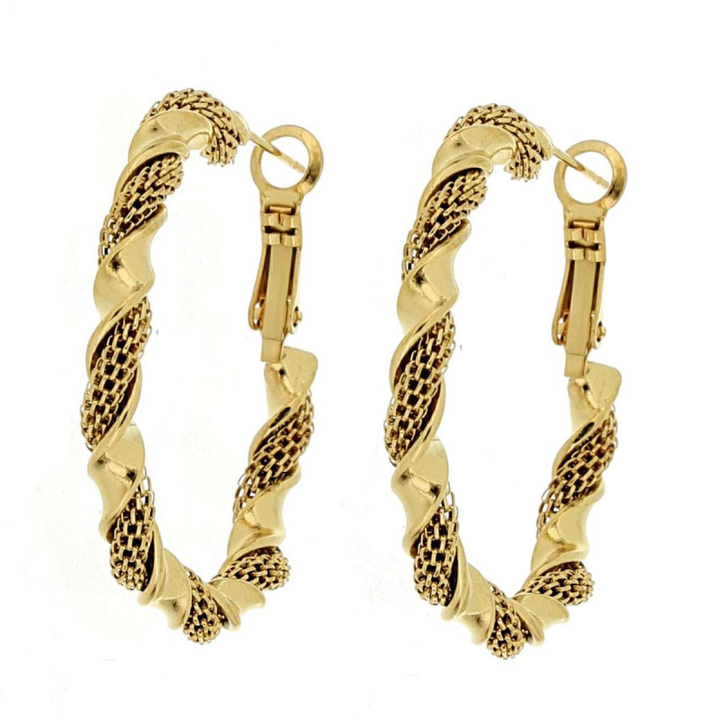 ORECCHINI CIRCE MM 36 IN ACCIAIO
