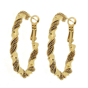 ORECCHINI CIRCE MM 36 IN ACCIAIO