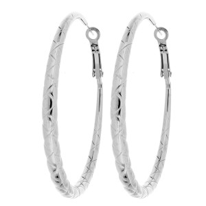 ORECCHINI CIRCE MM 62 IN ACCIAIO
