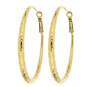 ORECCHINI CIRCE MM 62 IN ACCIAIO