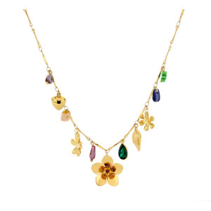 COLLANA NYSSA CM 40+5 IN ACCIAIO