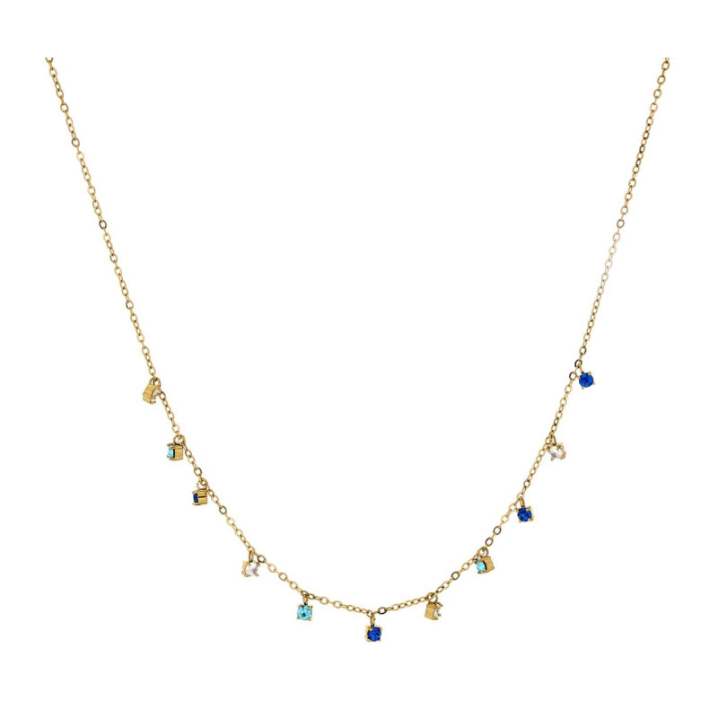 COLLANA SAMYRA IN ACCIAIO CM 30+9