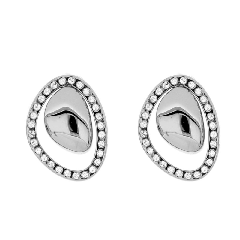 ORECCHINI CIRCE MM 21 IN ACCIAIO