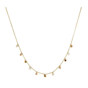COLLANA SAMYRA IN ACCIAIO CM 30+9