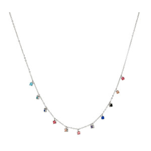 COLLANA SAMYRA IN ACCIAIO CM 30+9