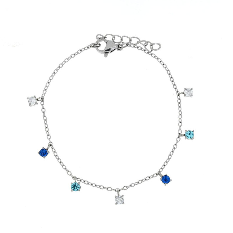 BRACCIALE SAMYRA IN ACCIAIO CM 15+3