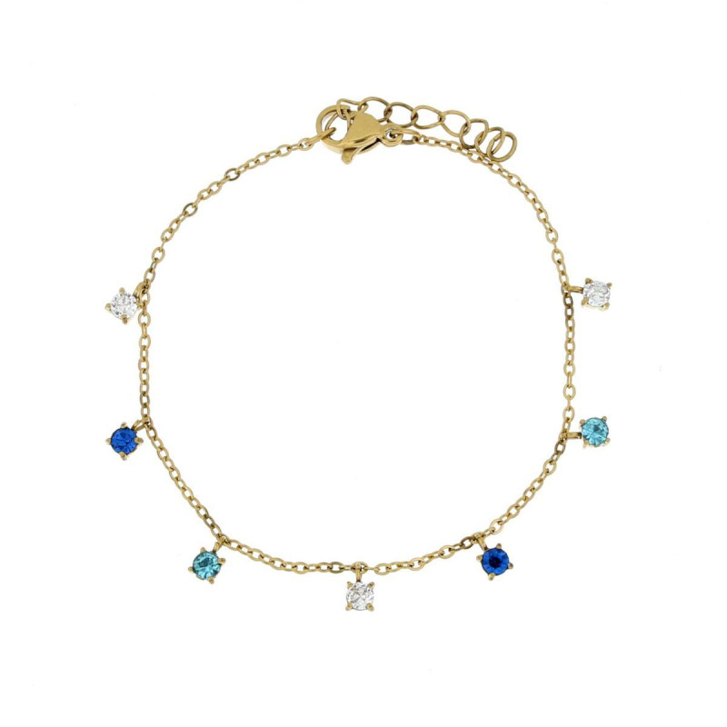 BRACCIALE SAMYRA IN ACCIAIO CM 15+3