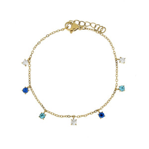 BRACCIALE SAMYRA IN ACCIAIO CM 15+3