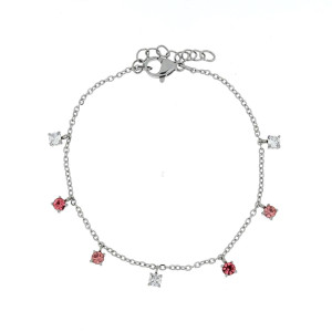 BRACCIALE SAMYRA IN ACCIAIO CM 15+3