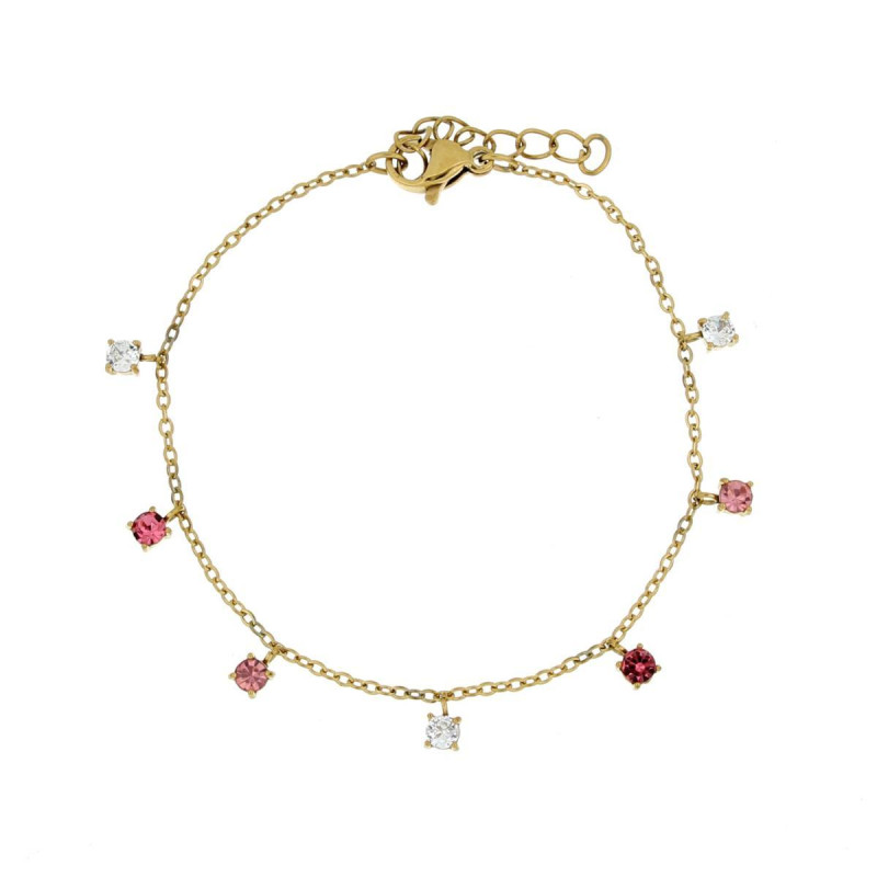 BRACCIALE SAMYRA IN ACCIAIO CM 15+3