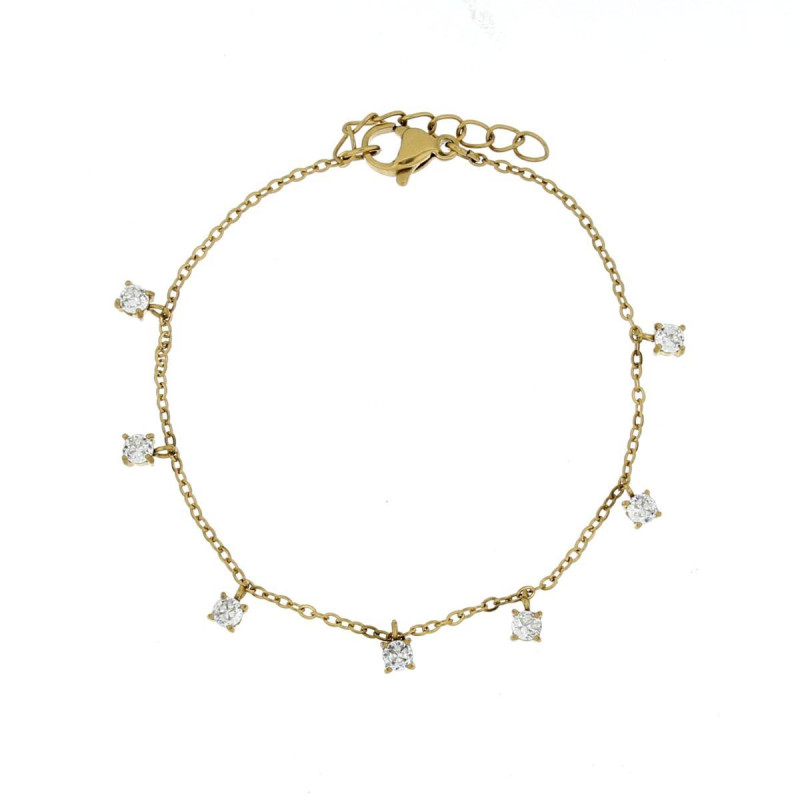 BRACCIALE SAMYRA IN ACCIAIO CM 15+3
