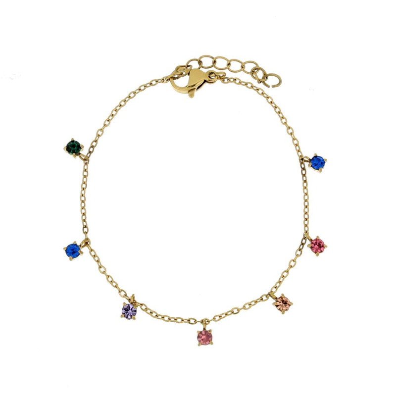 BRACCIALE SAMYRA IN ACCIAIO CM 15+3