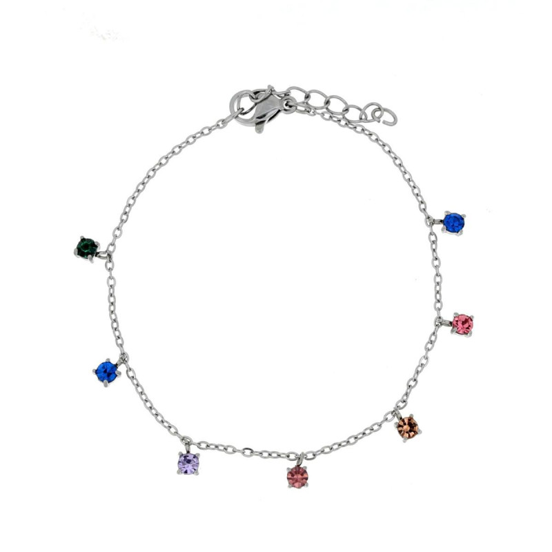 BRACCIALE SAMYRA IN ACCIAIO CM 15+3