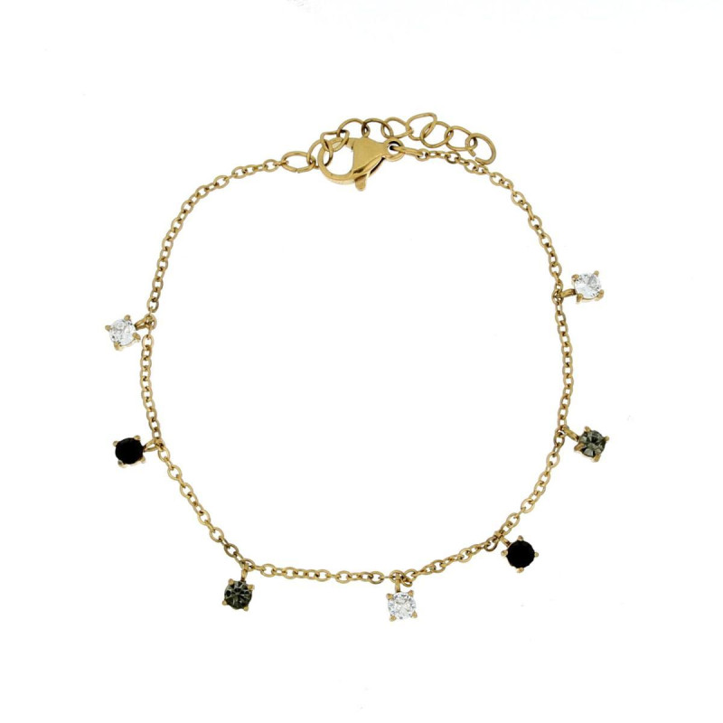 BRACCIALE SAMYRA IN ACCIAIO CM 15+3