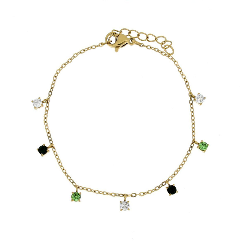 BRACCIALE SAMYRA IN ACCIAIO CM 15+3