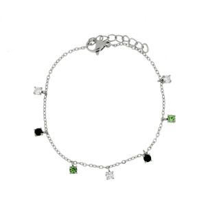 BRACCIALE SAMYRA IN ACCIAIO CM 15+3
