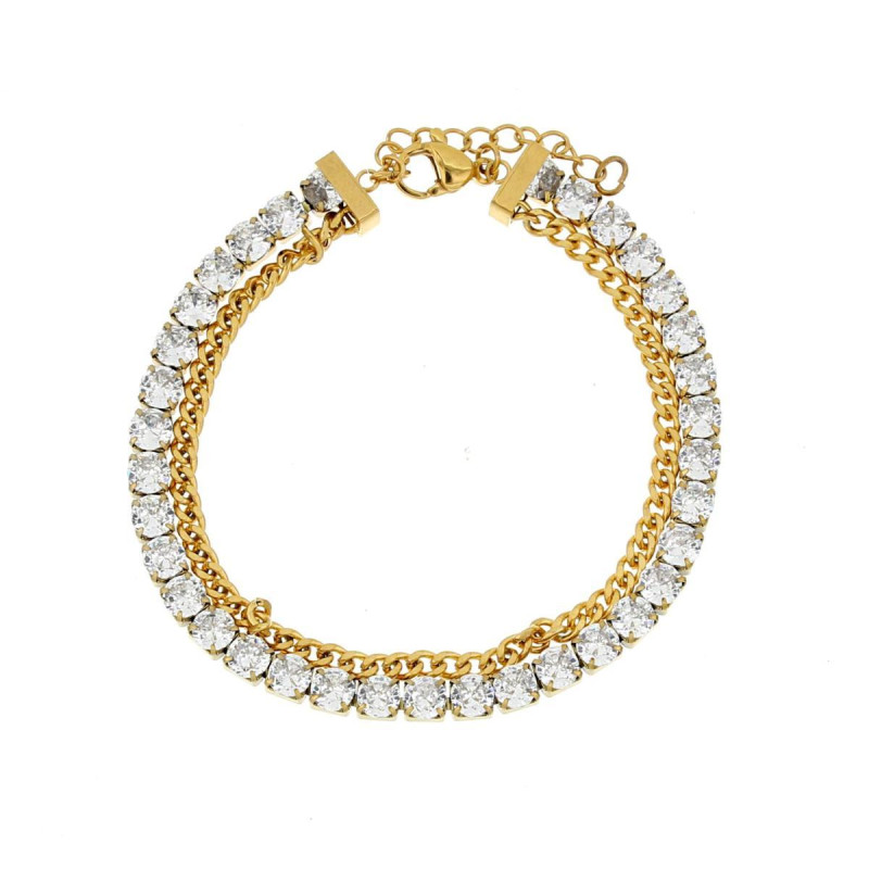 BRACCIALE KAYRO CM 15+3 IN ACCIAIO MM 4