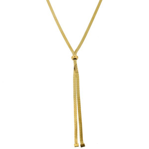 COLLANA CM 43+5 SNAKE IN ACCIAIO