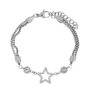 BRACCIALE KAYRO CM 16+3 IN ACCIAIO