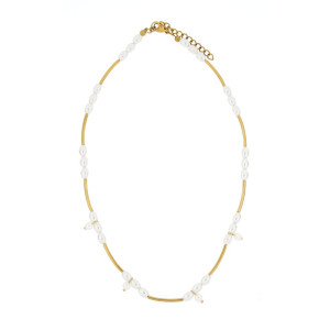 COLLANA KAYRO CM 40+4 IN ACCIAIO