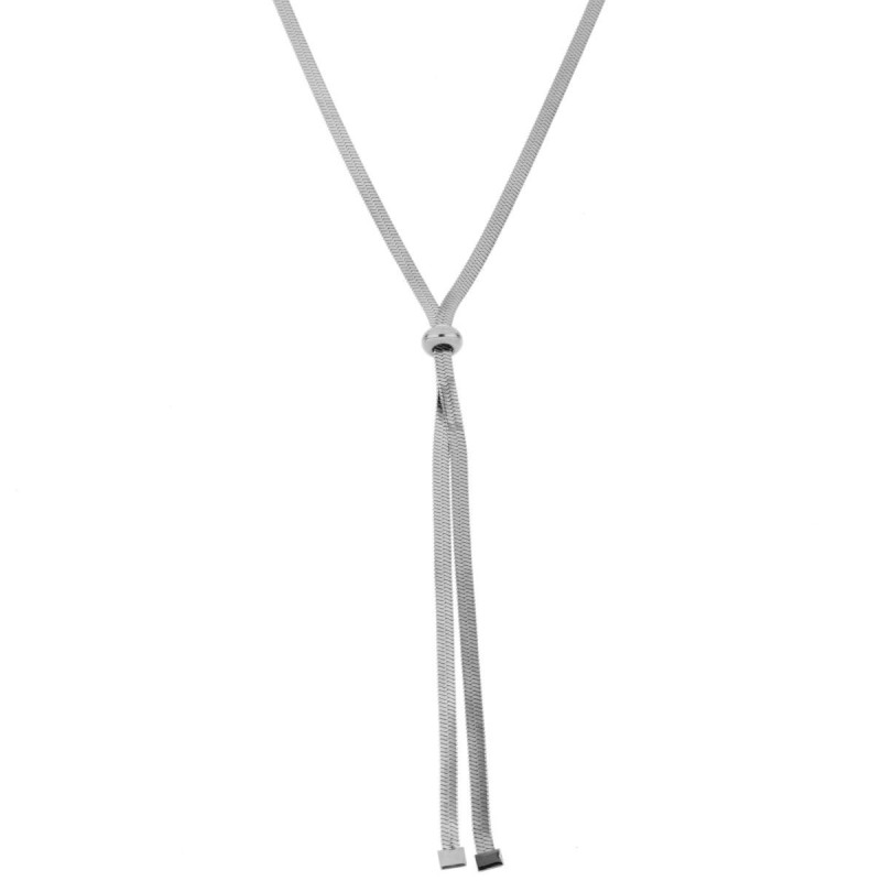 COLLANA CM 43+5 SNAKE IN ACCIAIO