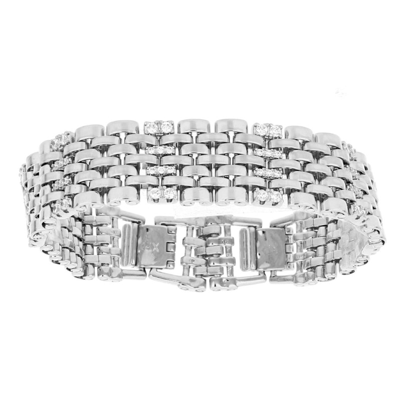 BRACCIALE "KYRA" MM 14 IN ACCIAIO CM 16