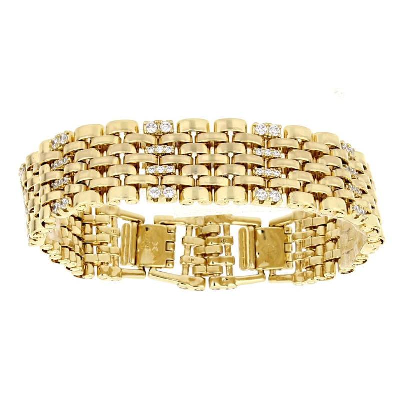 BRACCIALE "KYRA" MM 14 IN ACCIAIO CM 16