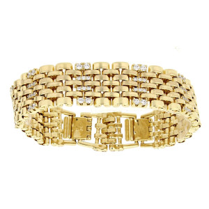 BRACCIALE "KYRA" MM 14 IN ACCIAIO CM 16