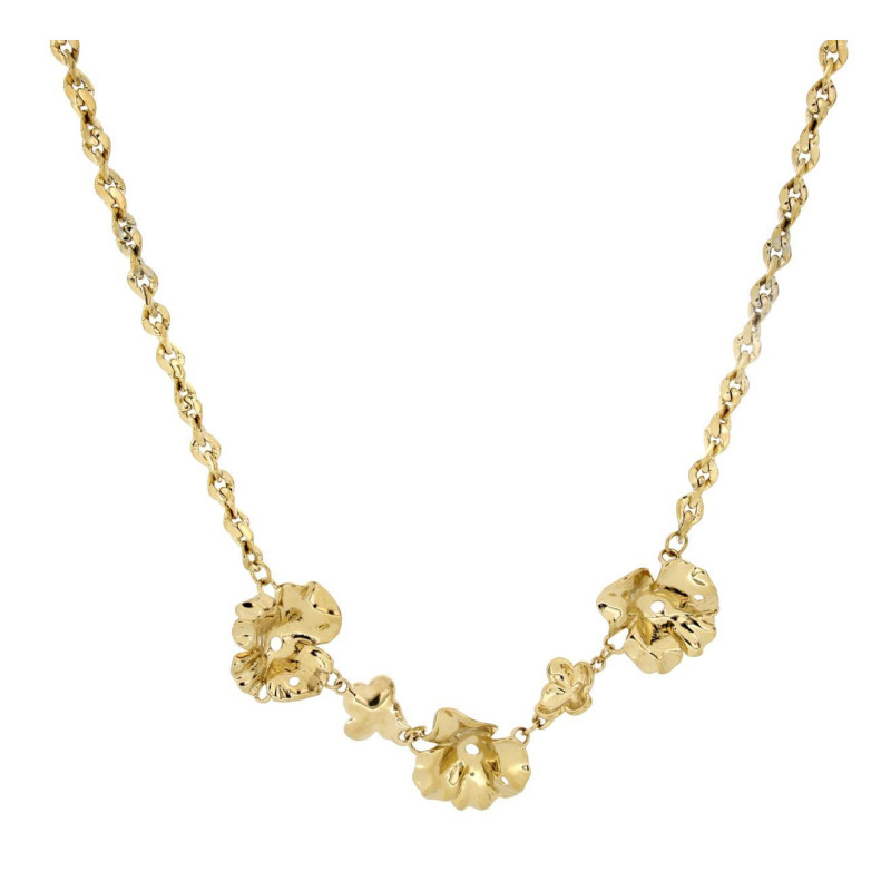 COLLANA KALYRA CM 38+5 IN ACCIAIO