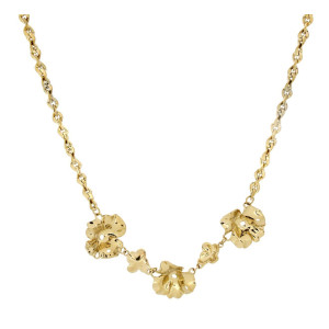 COLLANA KALYRA CM 38+5 IN ACCIAIO