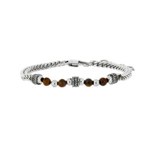 BRACCIALE UOMO CM 18+3 IN ACCIAIO