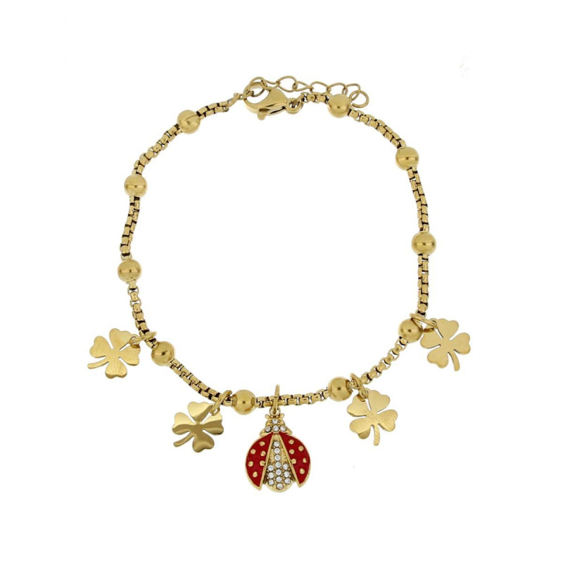 BRACCIALE ZAHIRA IN ACCIAIO CM 17+3