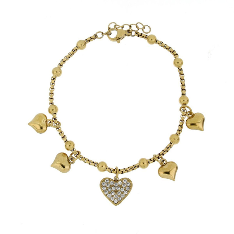 BRACCIALE ZAHIRA IN ACCIAIO CM 17+3