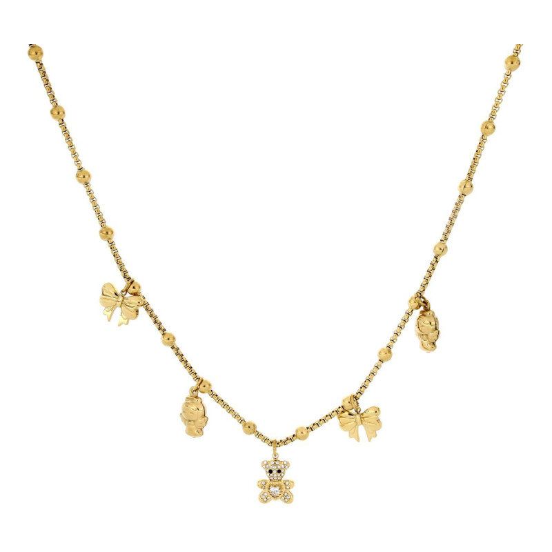 COLLANA ZAHIRA IN ACCIAIO CM 38+5