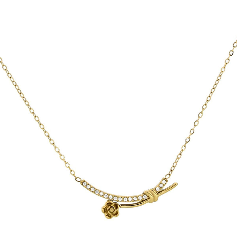 COLLANA NAYERA CM 37+5 IN ACCIAIO