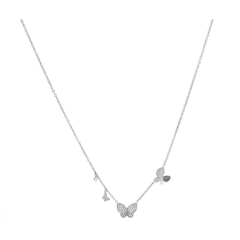 COLLANA NAYERA CM 38+5 IN ACCIAIO