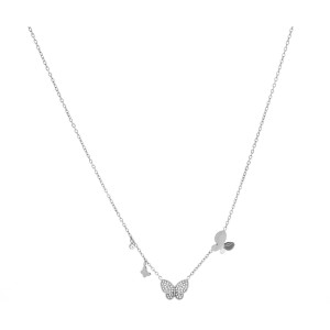 COLLANA NAYERA CM 38+5 IN ACCIAIO