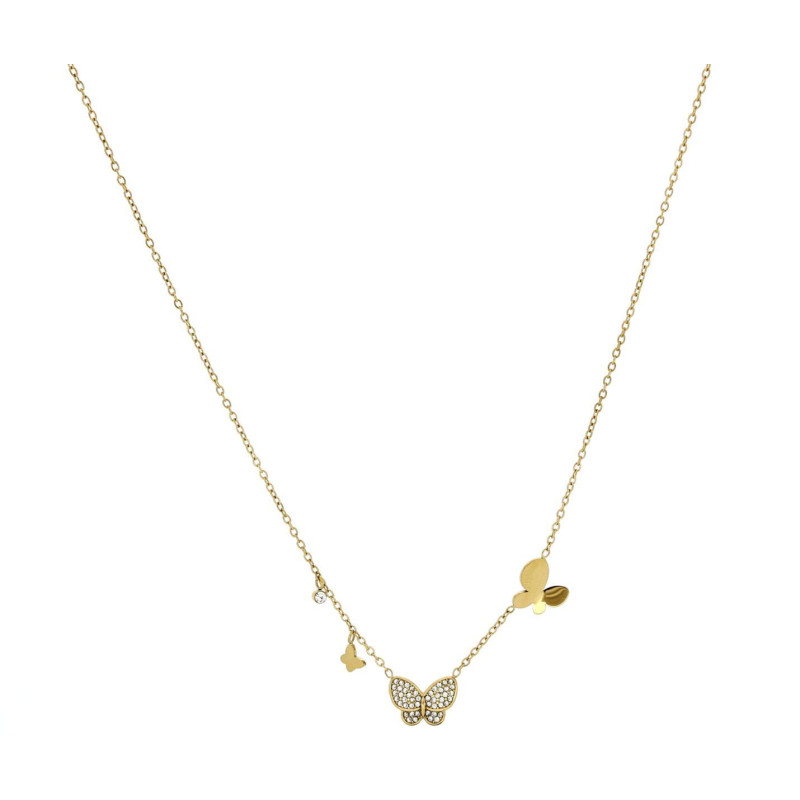 COLLANA NAYERA CM 38+5 IN ACCIAIO