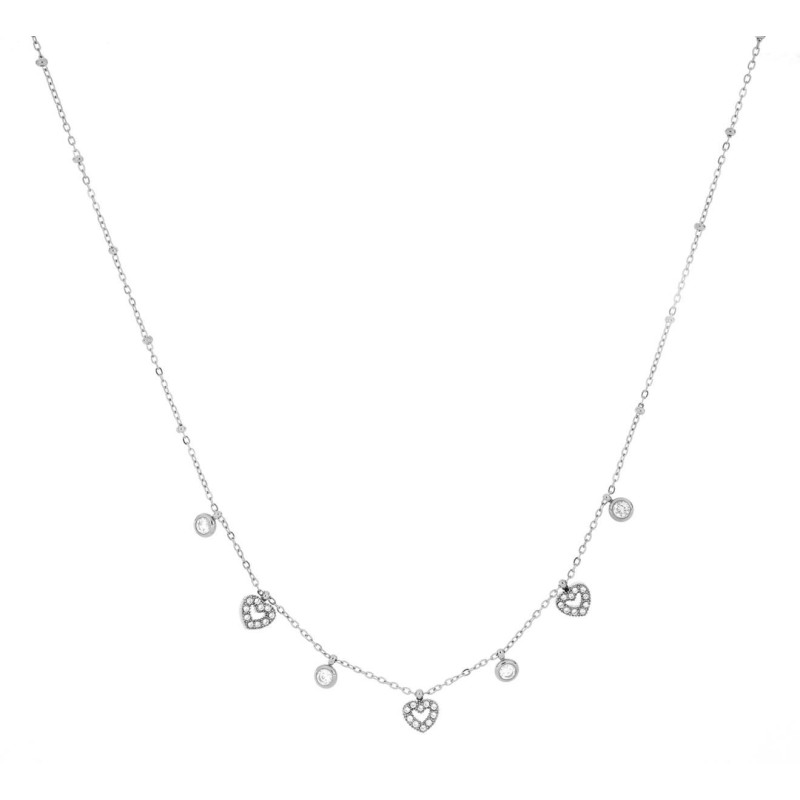 COLLANA NAYERA CM 42+5 IN ACCIAIO