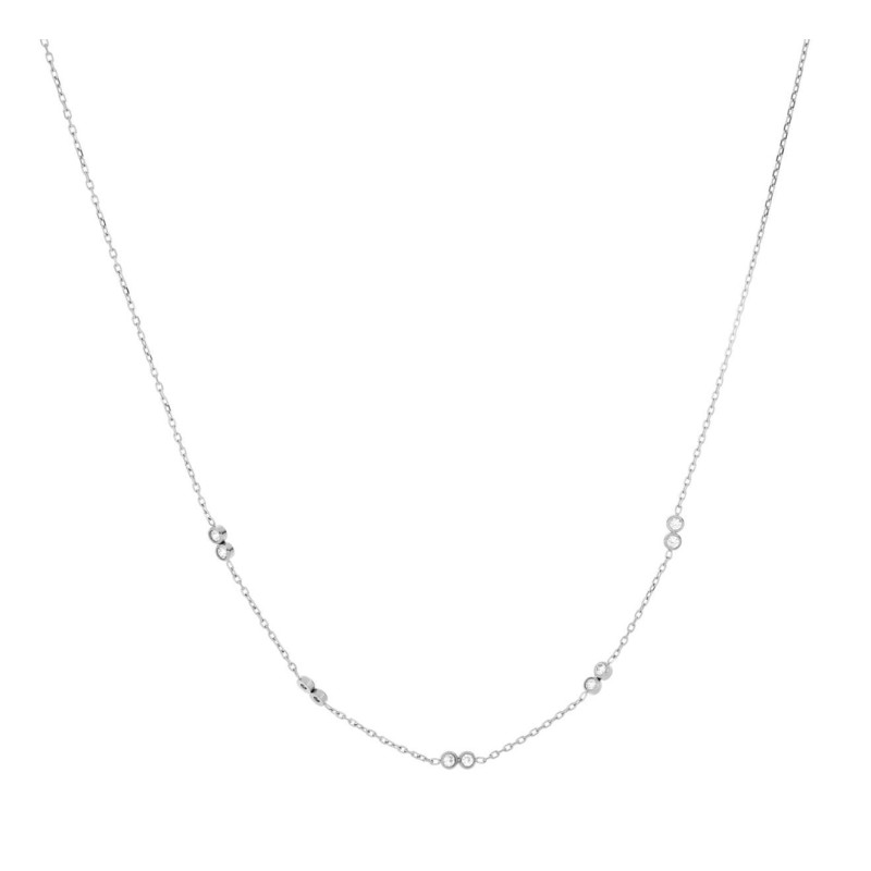 COLLANA NAYERA CM 42+5 IN ACCIAIO