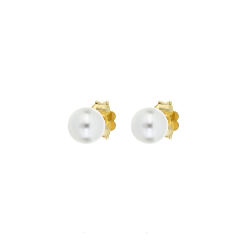 ORECCHINI  PERLA MM 6 ARGENTO 925