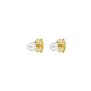 ORECCHINI  PERLA MM 4 ARGENTO 925
